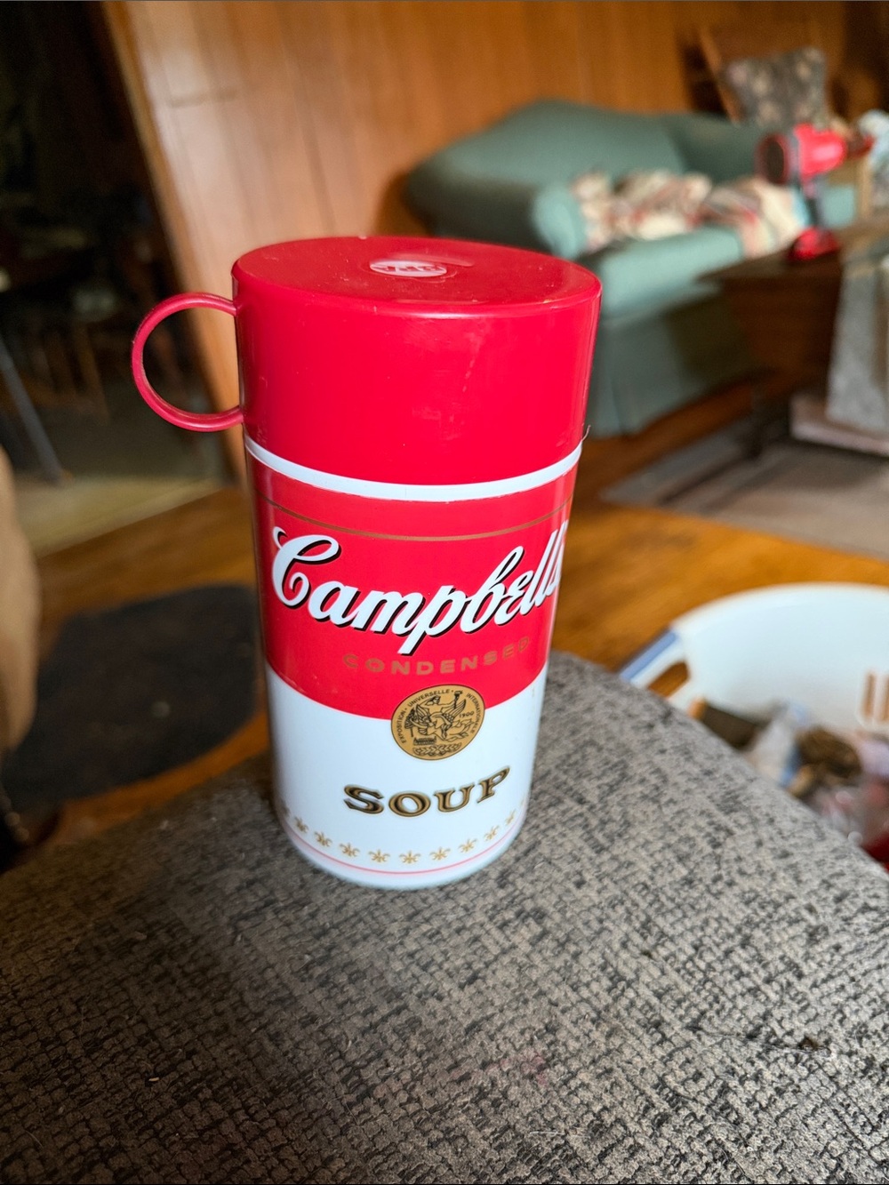Vintage Campbell’s Red & White Soup Thermos -